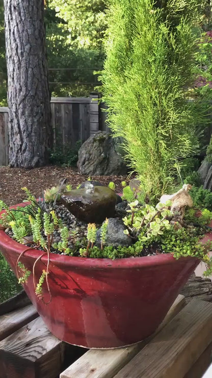 Water Fountain Basin With Pump| Bird Bath | Garden Fountain Basin |  Bird Bath | Rock Garden | |